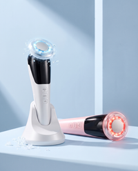 Himra hot and cold face wand in white and pink