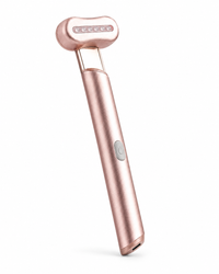 Microcurrent eye wand in rose gold