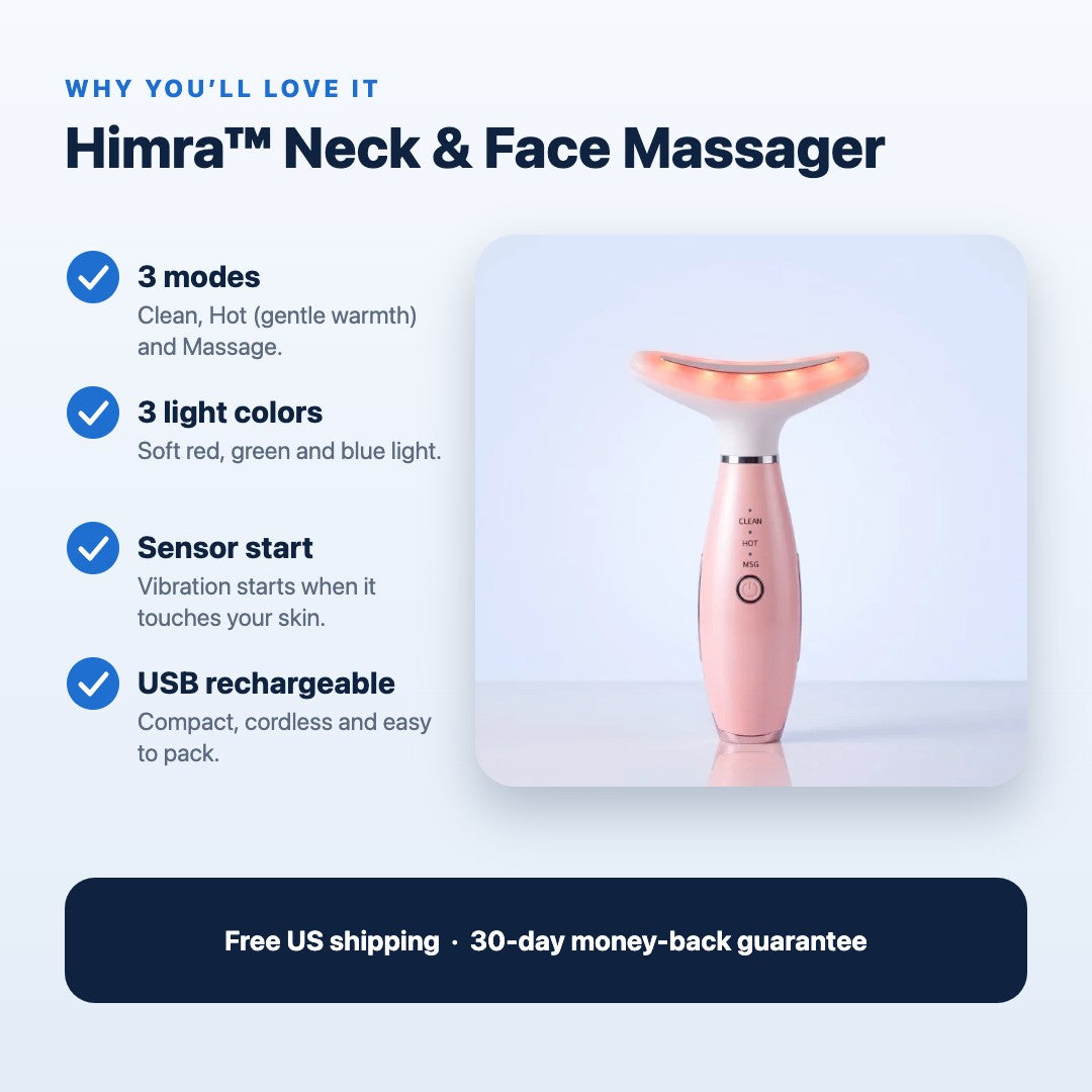 Himra Neck & Face Massager key features