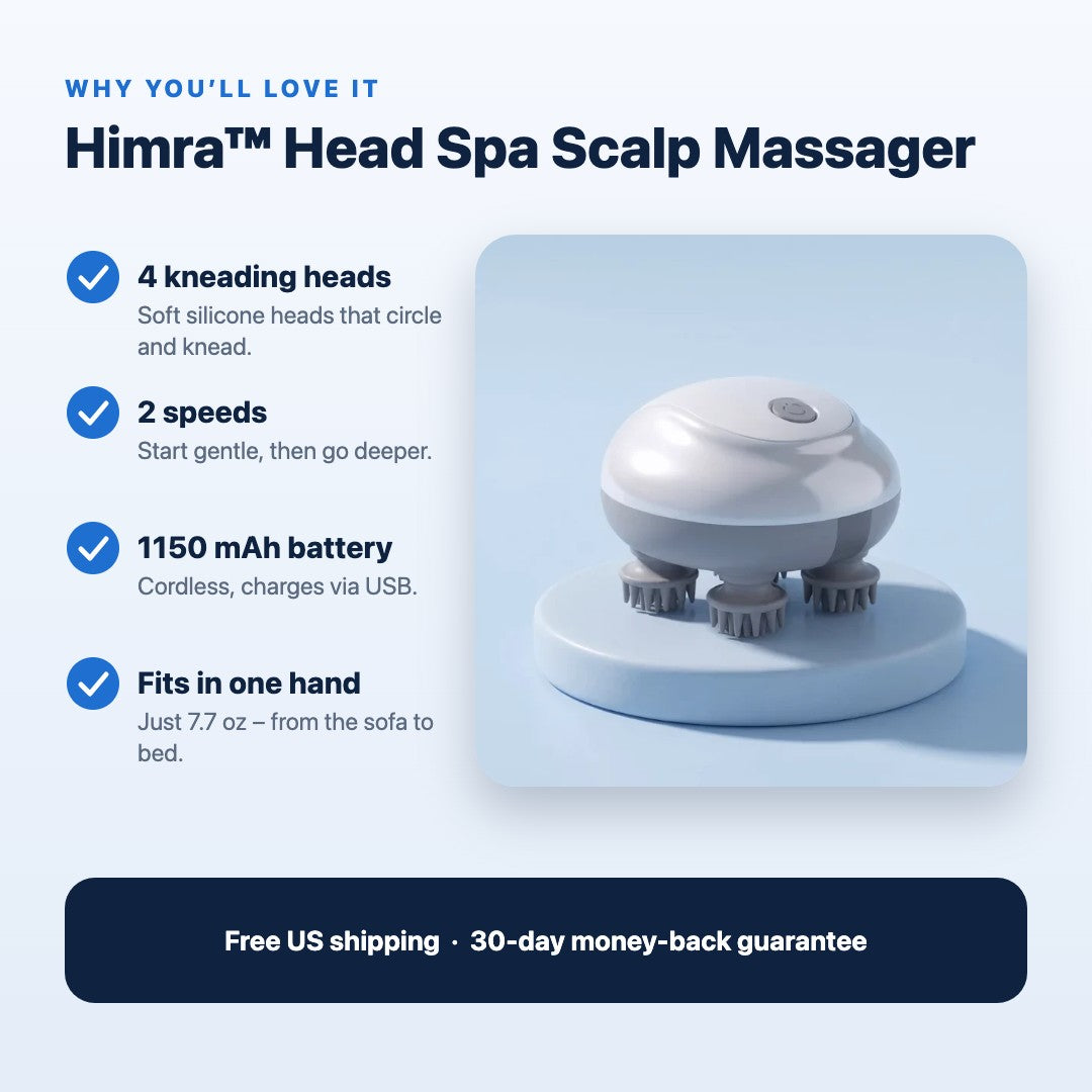 Himra Head Spa Scalp Massager key features