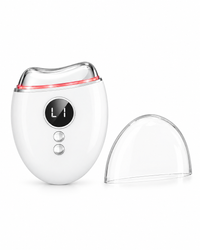 Heated microcurrent gua sha with its protective cap